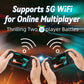 Two Fidgix Nova H™ consoles with text about 5G WiFi and online multiplayer gaming.